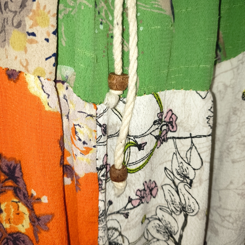 Colorful Patchwork Maxi Skirt - Picture 4 of 6